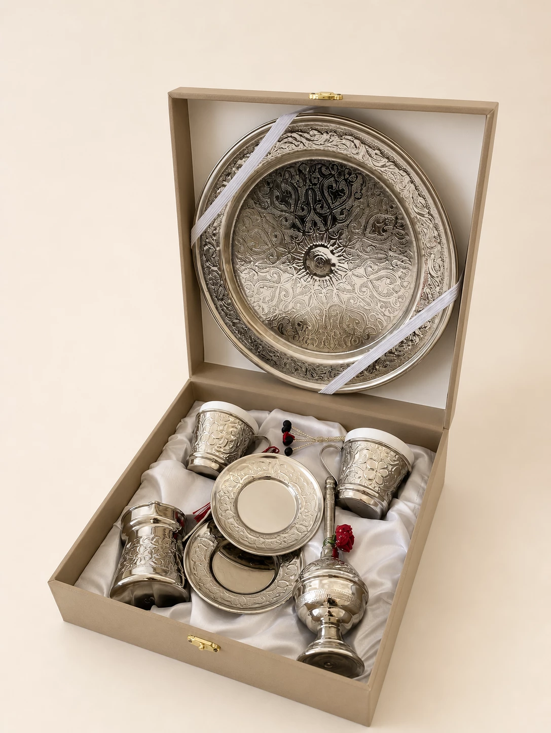 coffret sous tasses - Coffret artisanal Zemnia